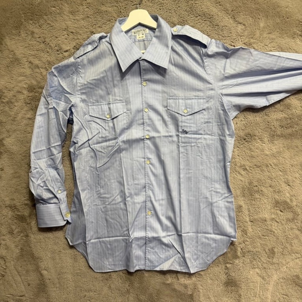 American Vintage Light Blue Long Sleeve Shirt